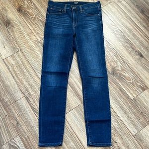 I Crew High Rise Skinny Jeans Size 26 NWOT